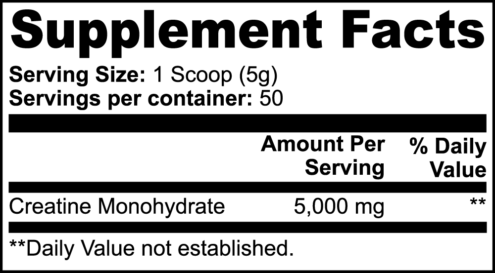 Creation Creatine Monohydrate